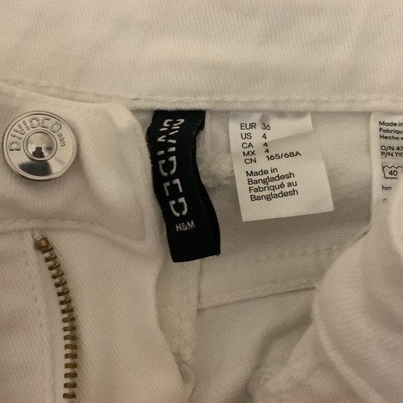 h&m white wide leg jeans - Picture 3 of 3